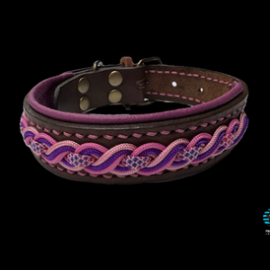 roze band met slangmotief